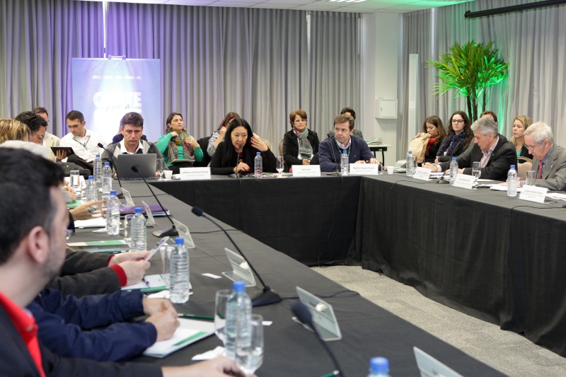 Reunião técnica é realizada na FIESC, em Florianóplis  (Foto: Heraldo Carnieri)