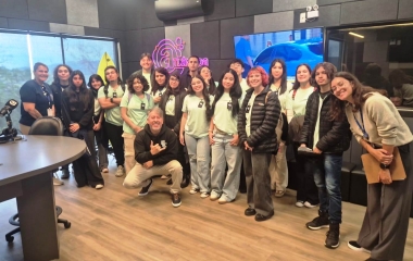 Estudantes do SENAI São José conhecem bastidores da produção audiovisual na NSC