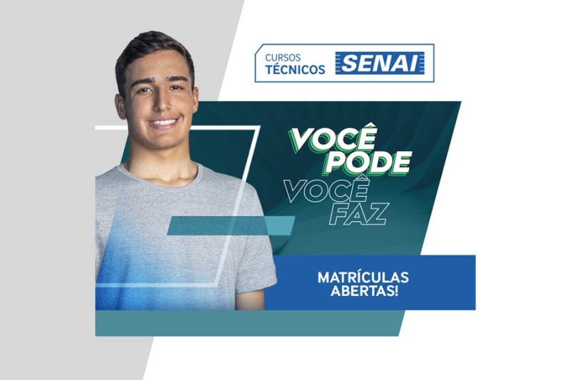 SENAI abre matrículas para 5,8 mil vagas em cursos técnicos