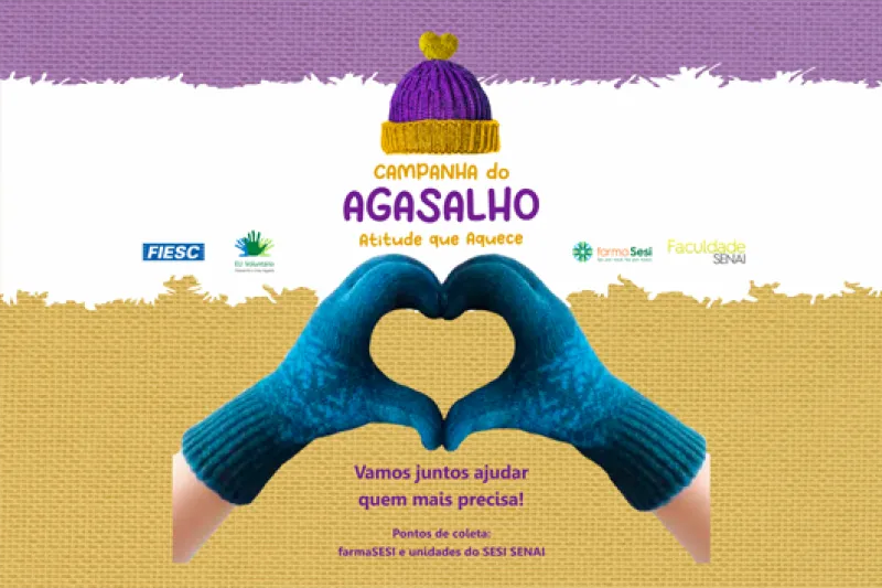 FIESC arrecada roupas e cobertores em campanha do agasalho