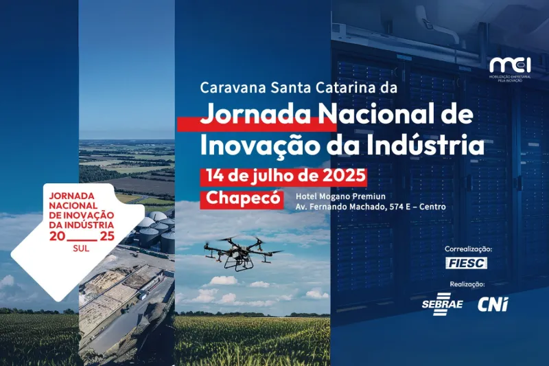 SC recebe eventos regionais da Jornada Nacional de Inovação da Indústria
