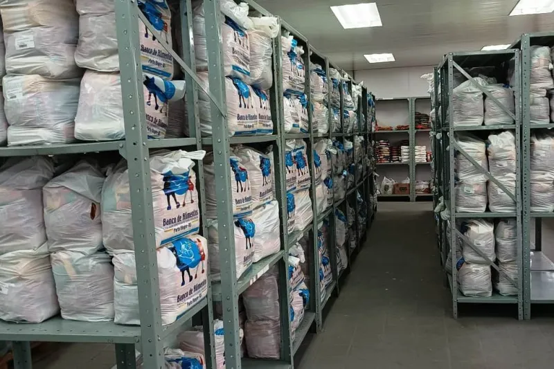 Neste ano, BASC já arrecadou 11,4 toneladas de alimentos na Grande Florianópolis