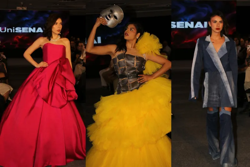UniSENAI desfila coleção autoral de alunos no Santa Catarina Fashion Week
