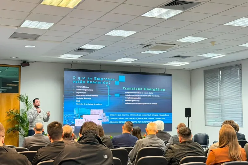 FIESC apresenta programa de eficiência energética para indústrias em Jaraguá do Sul