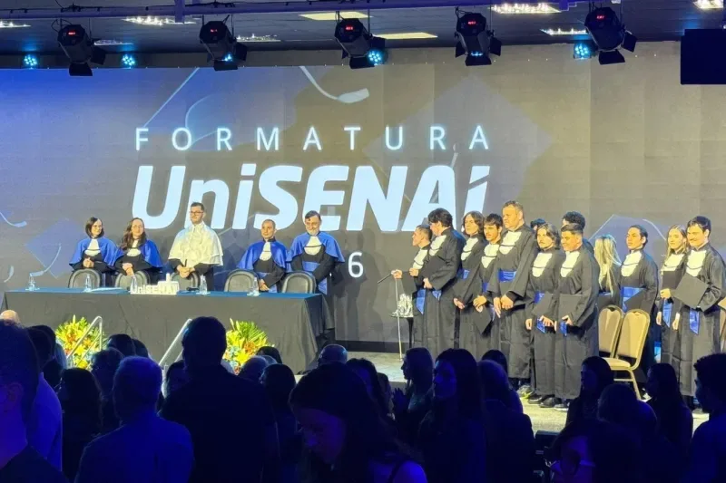 UniSENAI forma 187 profissionais alinhados às necessidades da indústria de SC