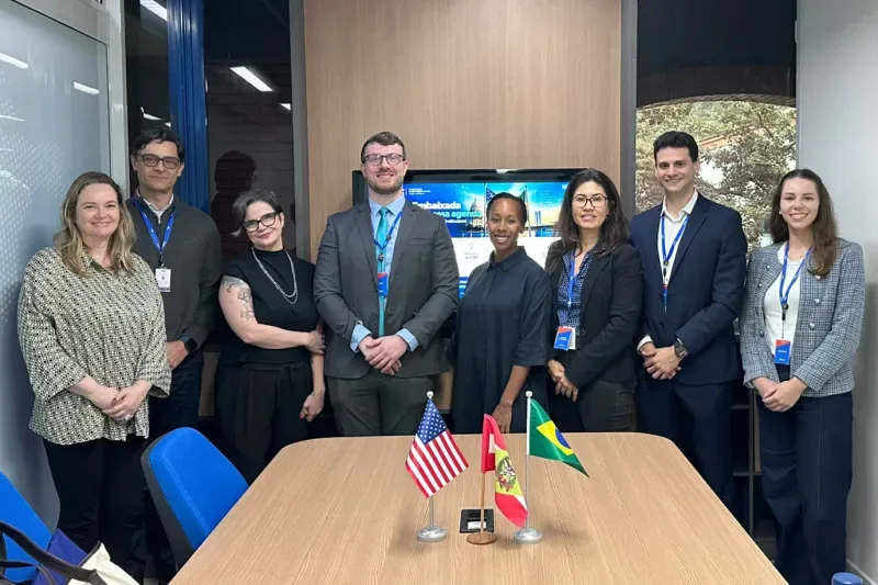 SENAI/SC e Consulado dos EUA discutem oportunidades de cooperação em educação e inovação