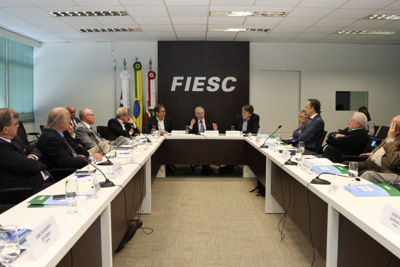 Reunião do Conselho Superior Estratégico da FIESC foi realizada nesta sexta-feira (28), em Florianópolis (foto: Filipe Scotti)