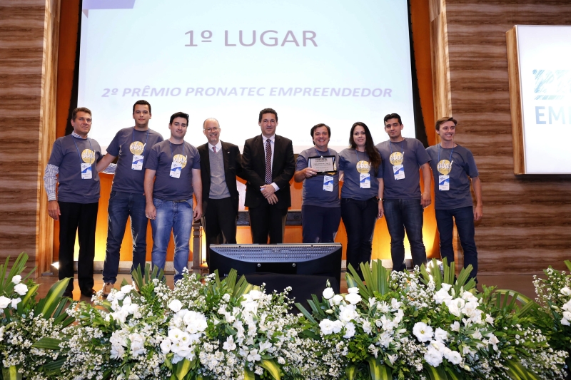 Equipe do SENAI em Florianópolis conquistou prêmio nacional com iniciativa de empreendedorismo social. Foto: Charles Damasceno